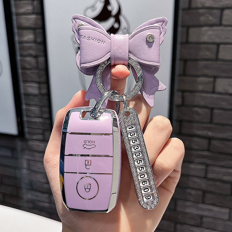 Aplicable a KIA K3 caso clave K5 coche K2 orgulloso correr kx3 Yi corriendo K4 hembra kx5 inteligente ejecución ACE hebilla KAIKU coche Shell