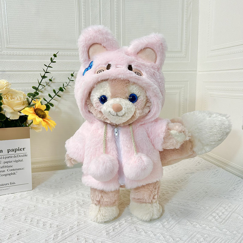 핑크 모피 코트