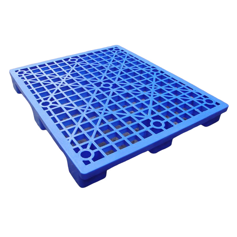 1210-140蓝色黑色方脚塑胶卡板PP叉车栈板小方格塑料托盘PE地台板
