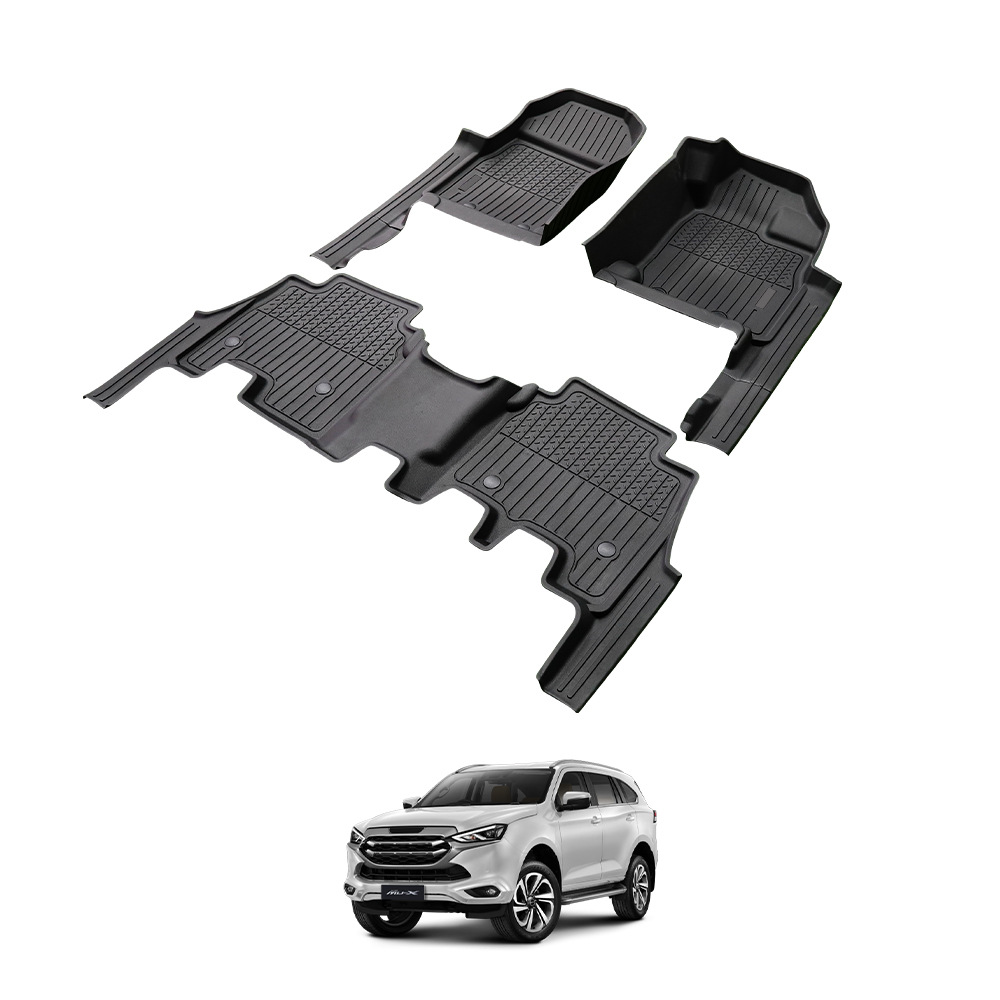 Aplicable Isuzu Mu-x cincuenta campanas alfombrillas de coche Tpe Car Floor Mat alfombrillas de inyección 5D