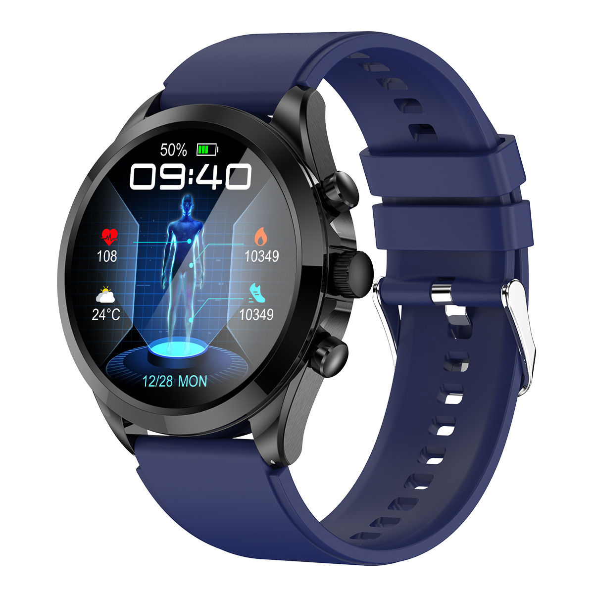 Smartwatch Mit Ekg Und Blutzuckermessung 1.39 Zoll Rundes Display_voghion.com