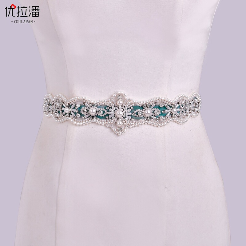 Youlapan S295 Export New Wedding Belt Bridesmaid Dress Belt Pearl Dress Girdle Accessories for Women