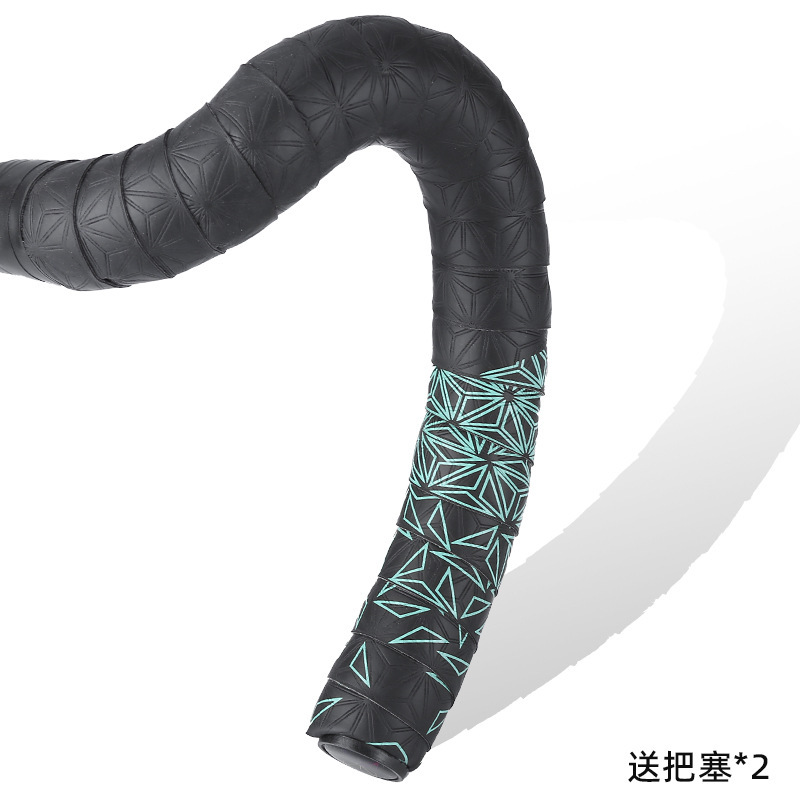 Mango de crisantemo YUUISD con bicicleta de carretera bicicleta cómodo amortiguador de silicona antideslizante que absorbe el sudor mango mosca muerta con doble coincidencia de color