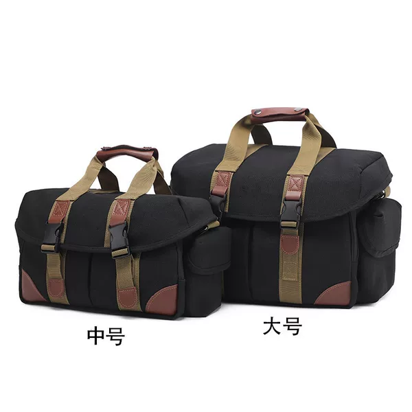 Multifunctional professional Canon SLR camera bag shoulder canvas camera bag d7200 Nikon SLR set d7500