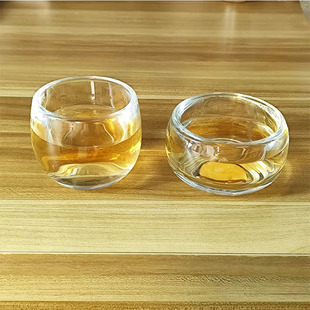 Thickened Crystal Plate Finger Cup Tea Cup Zen Cup Personal High-end Master Tea Cup High Temperature Resistant Tea Set Mini Tea Set