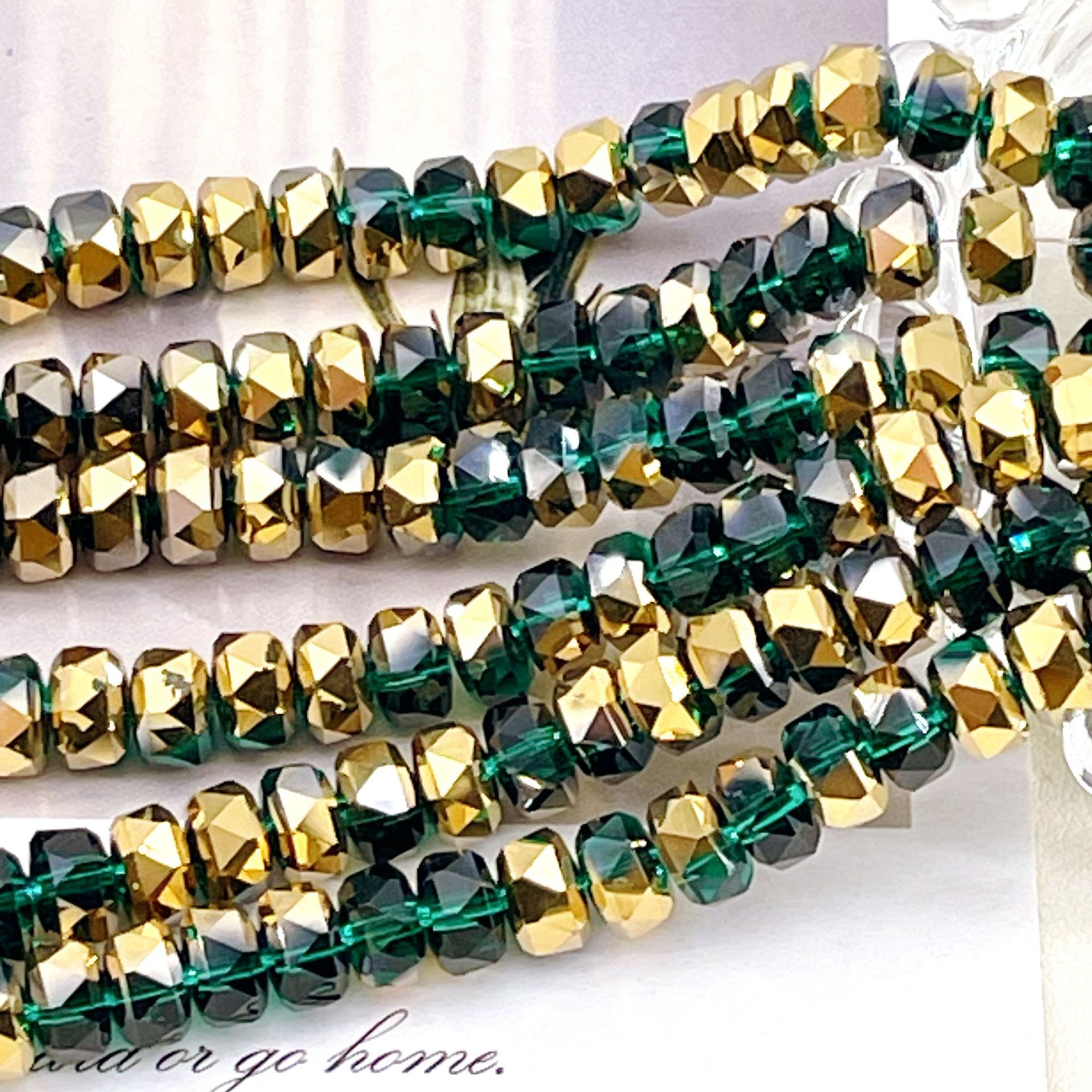 8mm Rainbow Wheel Jingjing Diy Jewelry Este embrión Vidrio Cristal Jewelry Pulsera Collar Moda Jewelry Accesorios dispersos