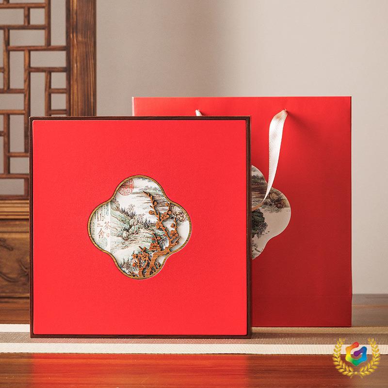 ↬通用茶饼收纳盒普洱茶饼包装盒空礼盒357克中式福鼎白茶饼空礼