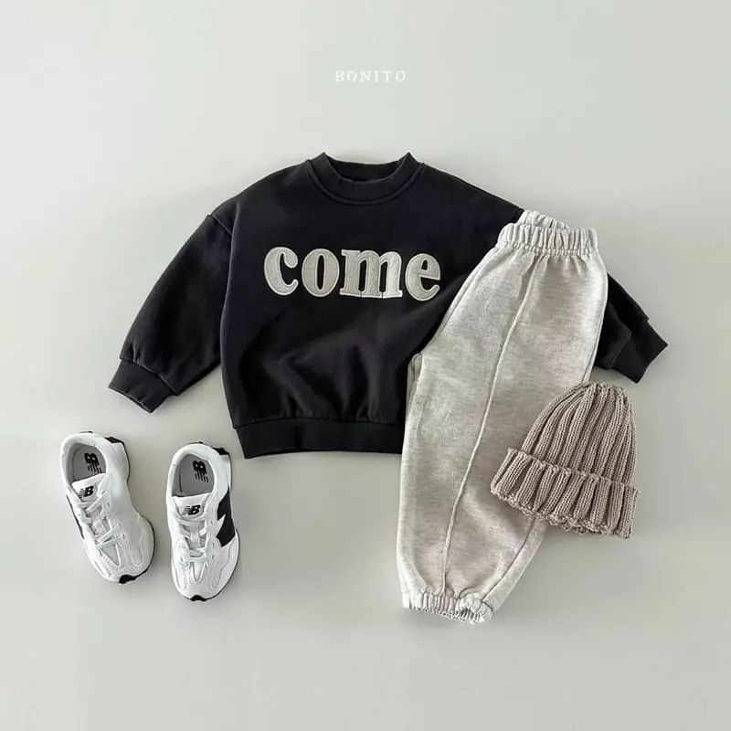 Suéter de la letra del bebé de las muchachas primavera ropa de los niños del estilo coreano ropa de primavera del bebé tops de los muchachos suéter de manga larga de los niños image 1