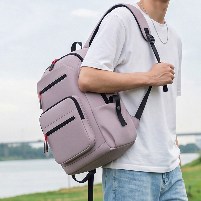 Mochila de Negocios y Viaje de Tela de Oxford, Transpirable, para Uso Diario