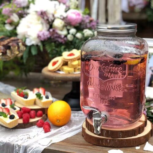 Coca-Cola barrel with tap bar cocktail cold water barrel break time drink barrel lemon wine glass bottle juice can container