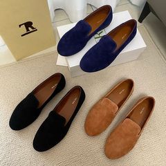 原单牛货！the 欧美小众四季款一脚蹬复古简约乐福鞋经典通勤单鞋