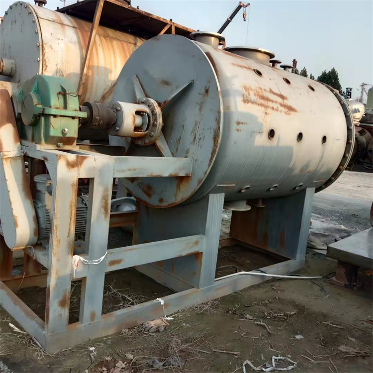 现货转让二手粮食微波污泥工业干燥机 耙式内加热真空低温烘干机