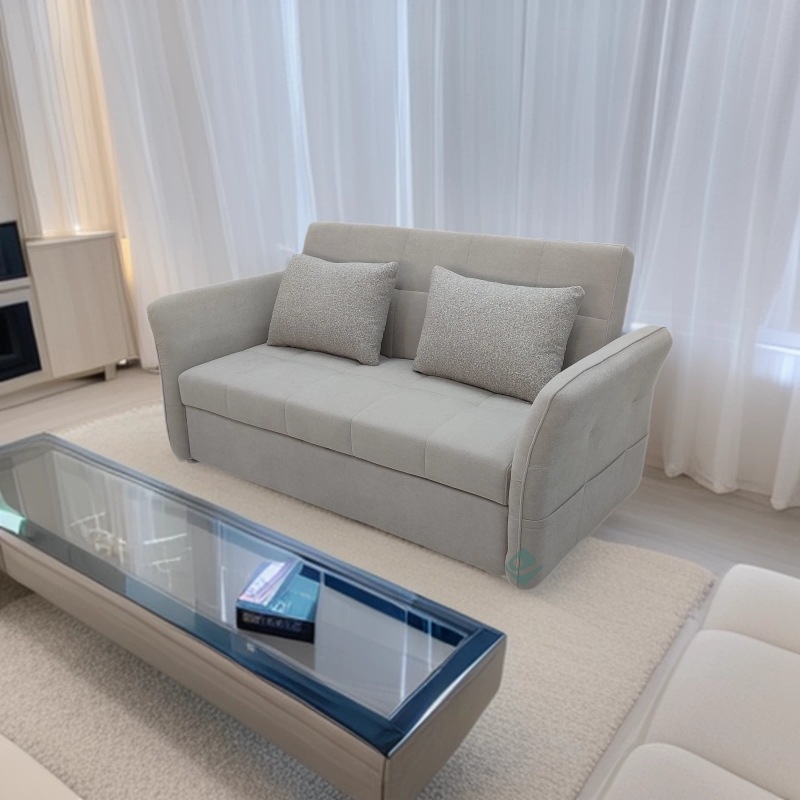 Combinación de sofá de tela desmontable y lavable para sofá cama multifuncional plegable de doble propósito de sala de estar tipo pequeño apartamento de almacenamiento VIP