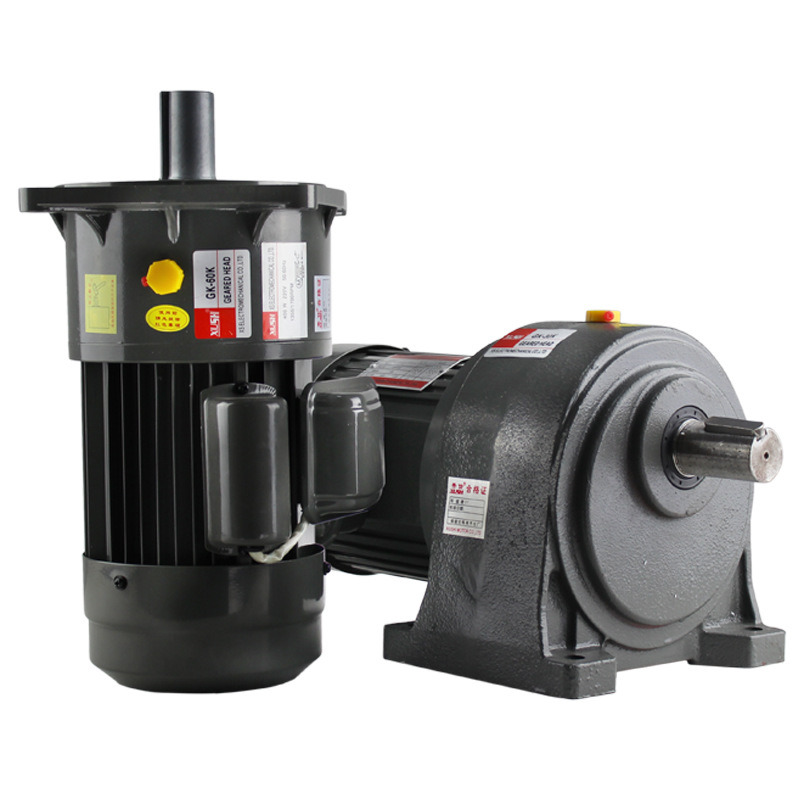 秀仕齿轮减速机CV/CH18-100W 200W全铜线交流220/380V减速电机