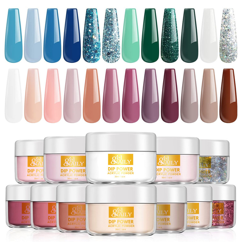 Nail Art Crystal Carving Powder, Non-Clumping, Available in Multiple Colors, Acrylic Powder Source Factory, Acrylic Nail Gel