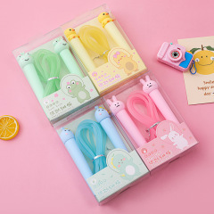 Children's skipping rope, special for elementary school students' high school entrance examination training, no knotting, beginners' cartoon cordless sports manufacturer wholesale