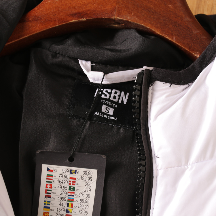 Men's Down Jacket Hooded Thickened Warm Casual Colour Blocked_voghion.com