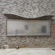 户外文化公告栏厂家不锈钢挂墙宣传栏校园橱窗栏鑫辉亚马逊速卖通