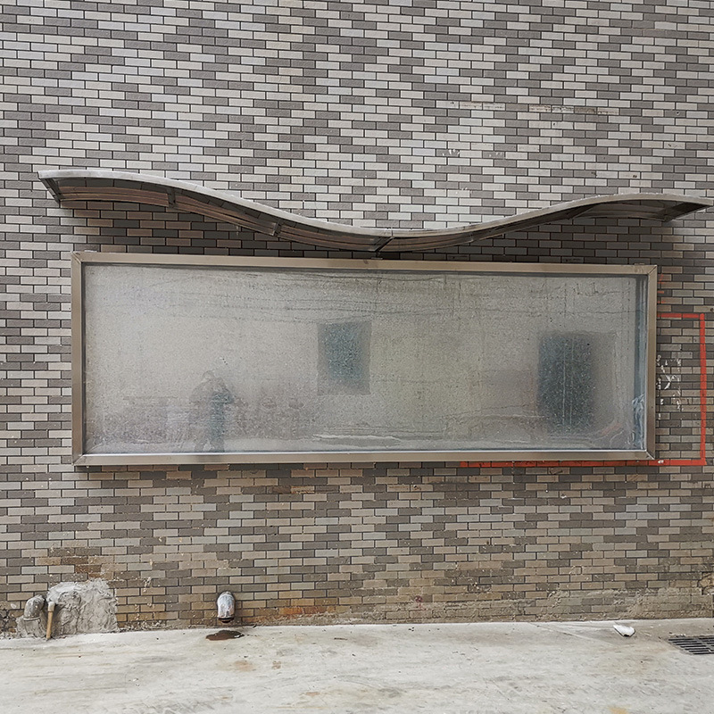 户外文化公告栏厂家不锈钢挂墙宣传栏校园橱窗栏鑫辉亚马逊速卖通