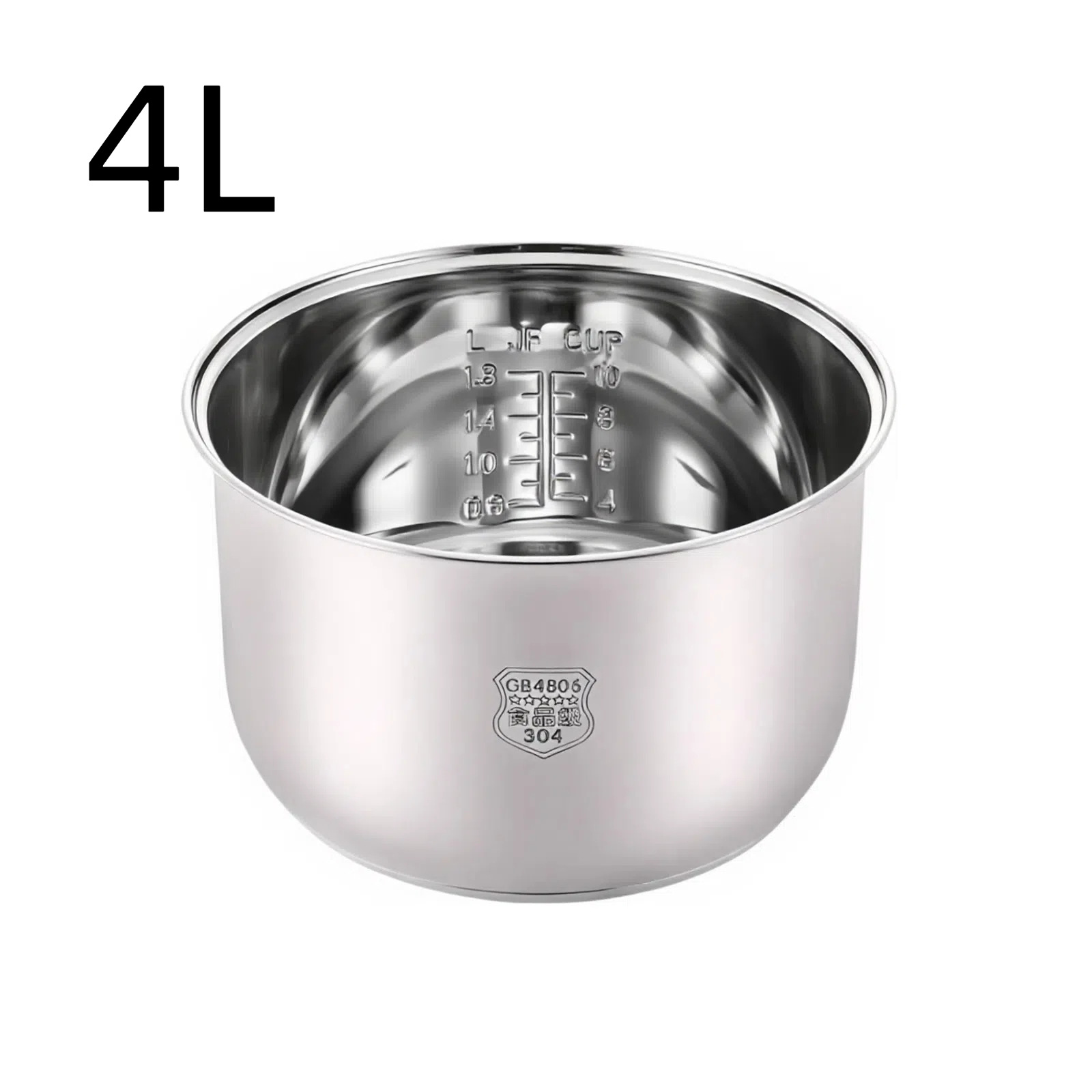 4L 전기압력밥솥 내솥 (높이 13.7CM, 바깥 직선 22CM)