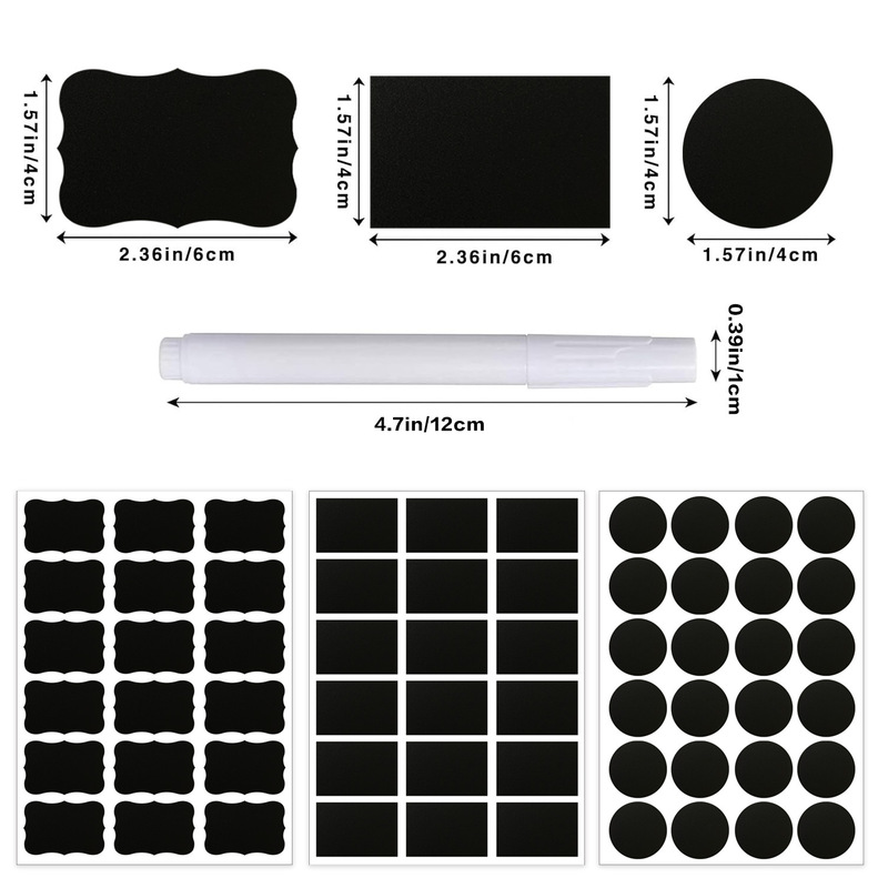 Amazon Hot Style Removable Writing PVC Waterproof Repeatable Blackboard Sticker Amazon Hot Style Removable Writing PVC Waterproof Repeatable Blackboard Sticker
