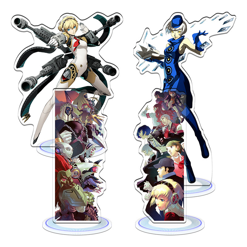 无缝夹层精雕內印PERSONA3女神异闻录P3结城理游戏周边亚克力立牌-阿里巴巴
