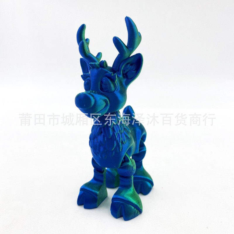 跨境爆款圣诞节雪橇驯鹿雕像 Christmas Reindeer 麋鹿装饰品摆件|undefined