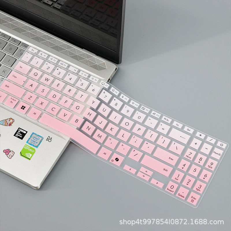Suitable for Asus Fearless Pro16 2025 Notebook Waterproof Pad Computer Keys Fully Covered Silicone Keyboard Film Suitable for Asus Fearless Pro16 2025 Notebook Waterproof Pad Computer Keys Fully Covered Silicone Keyboard Film