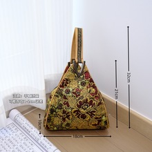 云锦旗袍手拎包手机织锦缎女士古典手提包中国特色礼品出国送老外