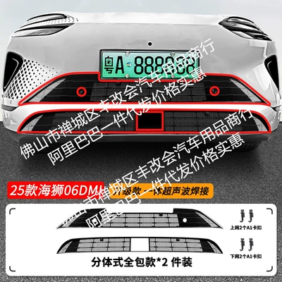Byd Hiace 06Ev/Dmi Integrated: Automobile anti-insect net - 25-byd-hiace-06dmi-upper-and-lower-insect-proof-nets-integrated-welding-and-black-paint
