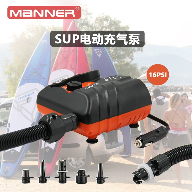 SUP весло доска Электрический надувной насос каяк 12 В автомобильный насос высокого давления резиновая лодка надувная палатка воздушный насос
