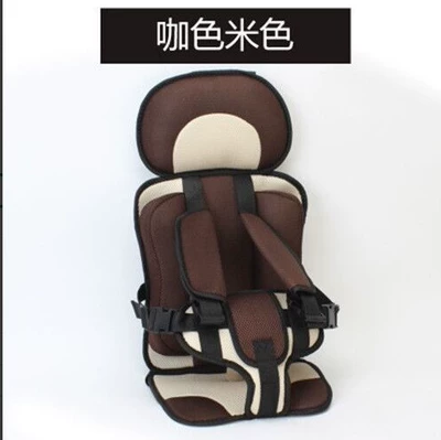Car child safety seat, Portable Seat 6 Months to - simple-baby-chair-small-coffee-color-beige