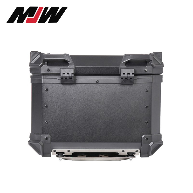 45L oro colgante motocicleta en relieve liberación rápida caja trasera de aleación de aluminio maletero de scooter caja trasera de coche eléctrico