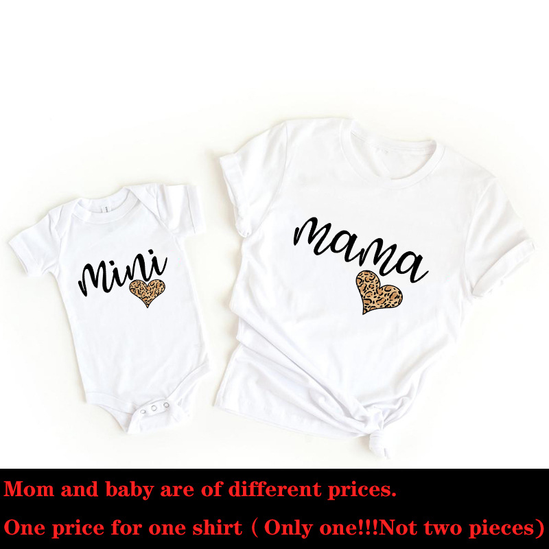 1pcs-Rainbow-Mommy-and-Me-Shir