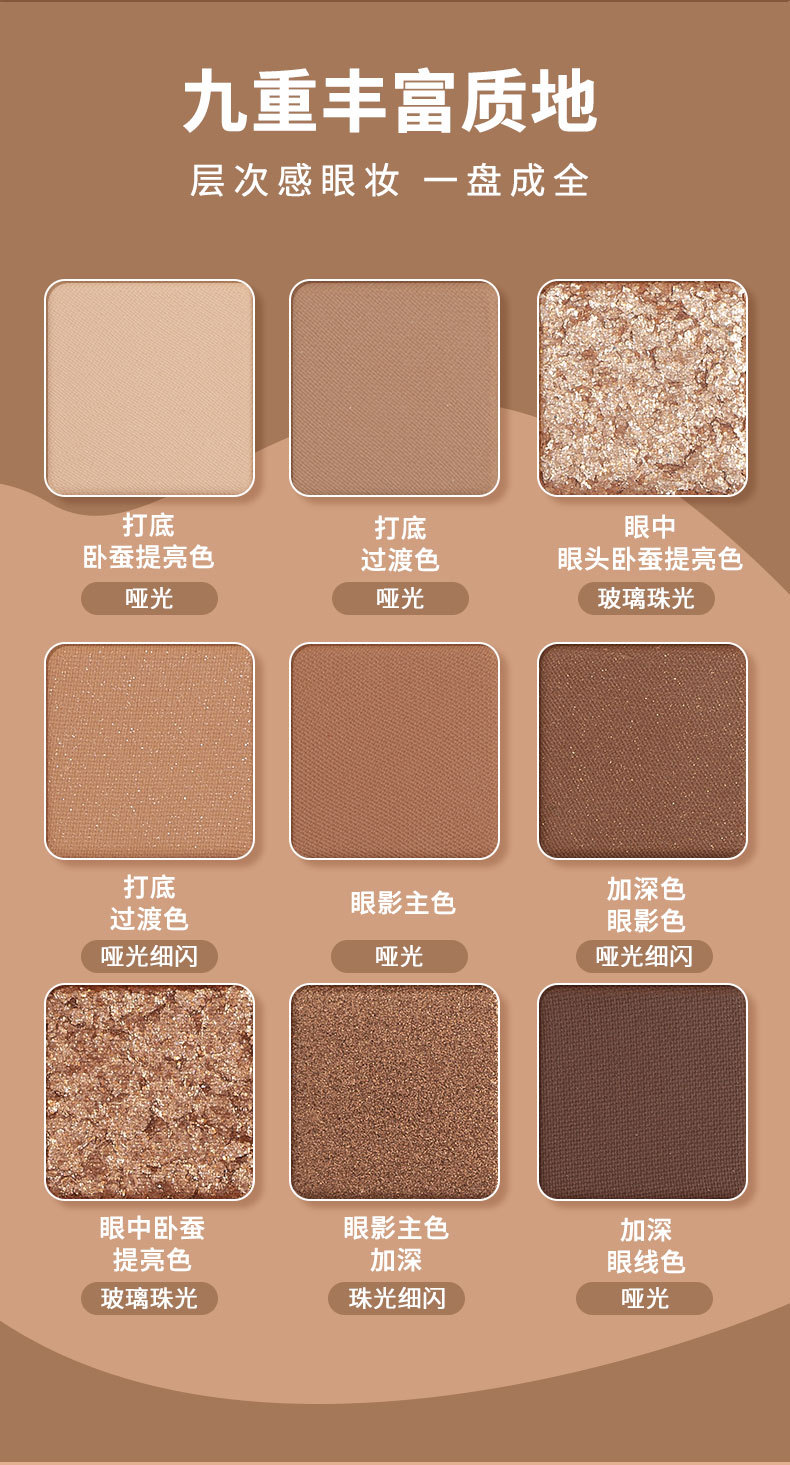 F-_图片_GECOMO-巧克力9宫格眼影盘_格蒙巧克力眼影
