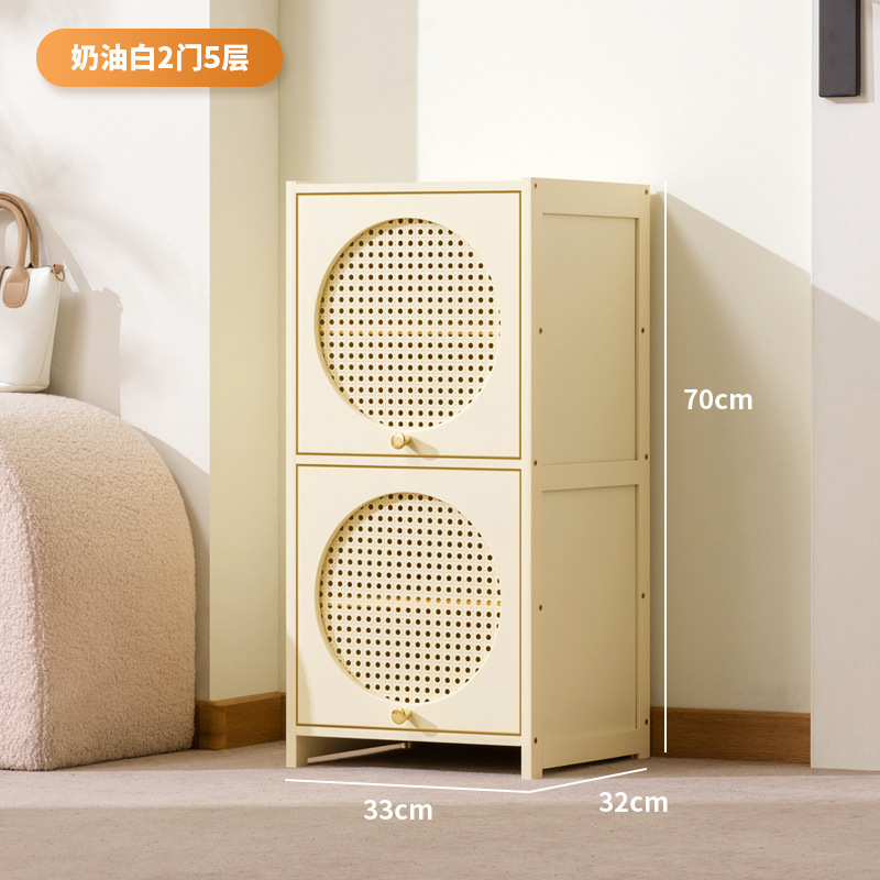 入户鞋架子家用门口好看单带门小窄鞋柜室内楠竹新款2025爆款迷你|undefined