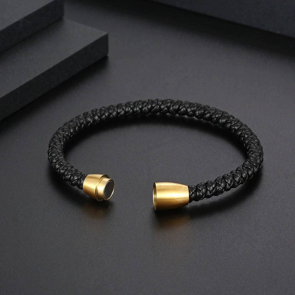 IMI Woven universal bracelet stainless steel, golden accessory