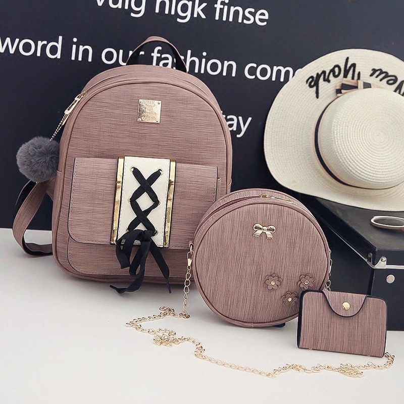 Backpack, shoulder bag, polyurethane travel bag, Korean style, 2023 collection