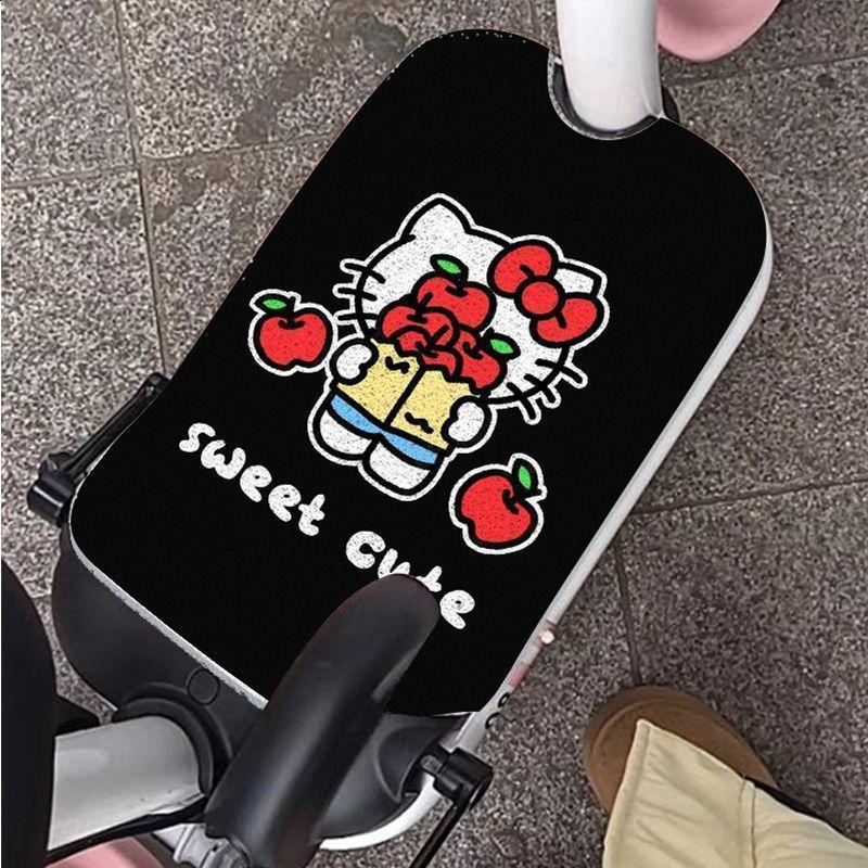 Hellokitty Hot-Selling Electric Vehicle Foot Mats, Anti-Slip and Wear-Resistant Wire Loop Mats for Electric Bikes, Can Be Cut and Sold in Bulk
