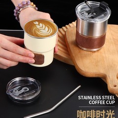 304ステンレスビールカップ屋外キャンプカップ単層ステップカップ水カップミルクティーコーヒーカップ携帯カップ