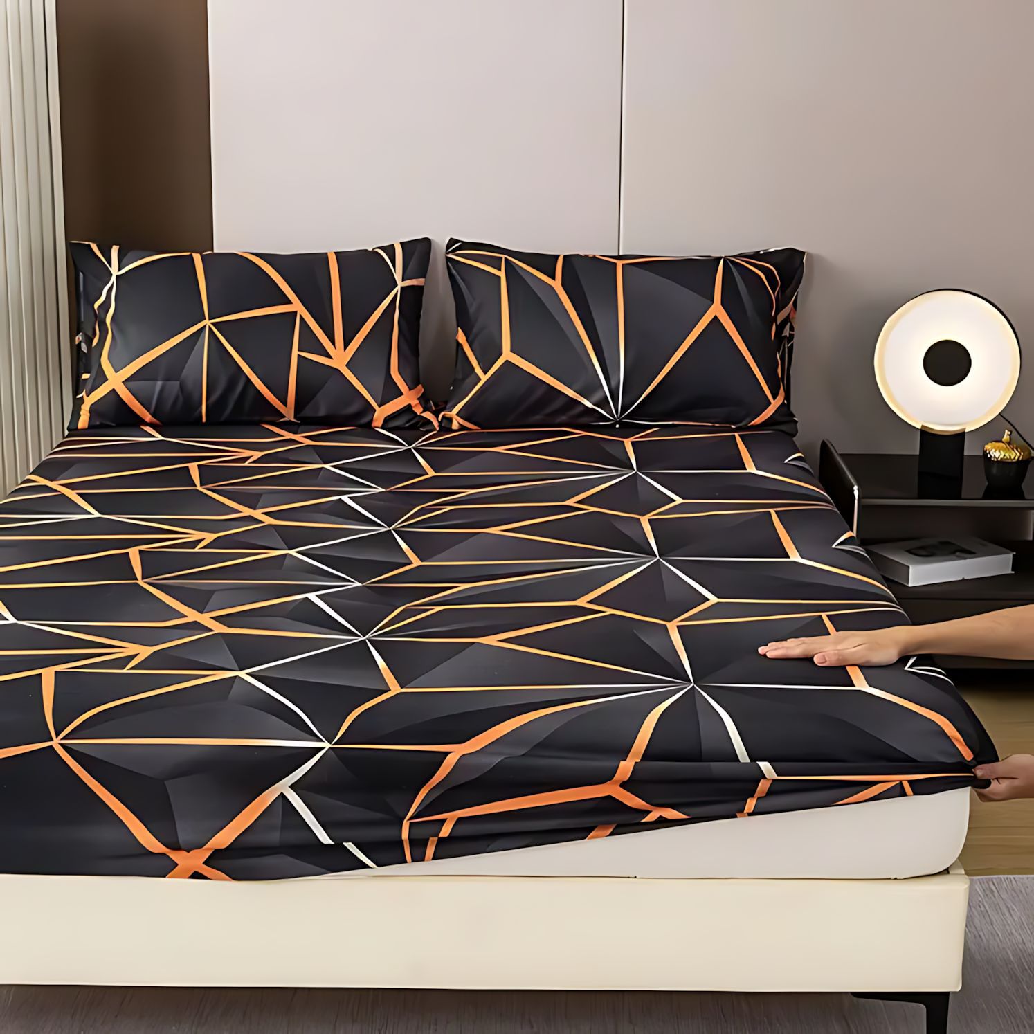TEMU / JIT Amazon textiles caseros transfronterizos estilo de juego suave y cómodo cama gazonas ropa de cama