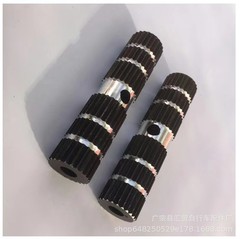 自行車火箭筒/山地車圓形腳柱鋁製100mm長 實心後軸腳踏 騎行裝備