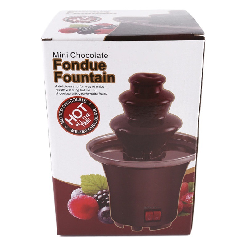 Fuente de chocolate mini, 3 niveles, para fiestas