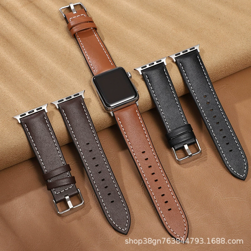 Для Apple Watch Ремешок 5678 ультра силиконовый кожаный ремешок Универсальный Samsung Huawei Cross-Border