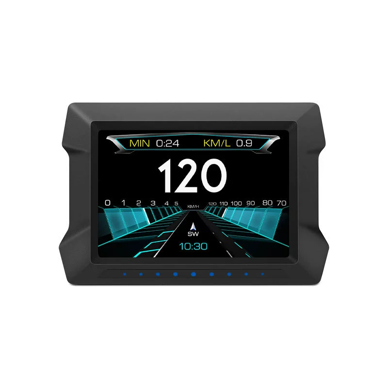 Car HUD head -up display P22 car LCD OBD2 code watch speed speed turbine multi -function instrument
