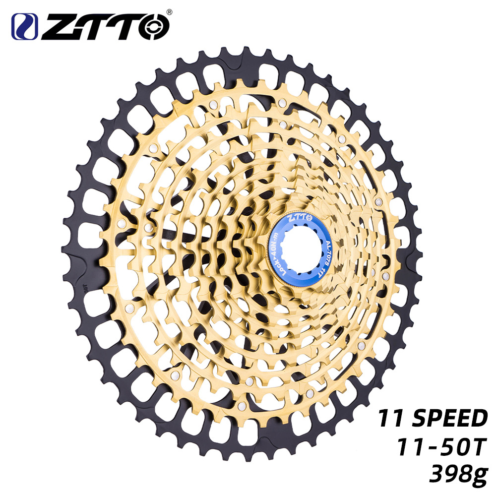 ZTTO bicicleta de montaña 11 velocidades 11-50 46TCNC volante integrado volante HG volante hueco torre ultraligera clase de competición