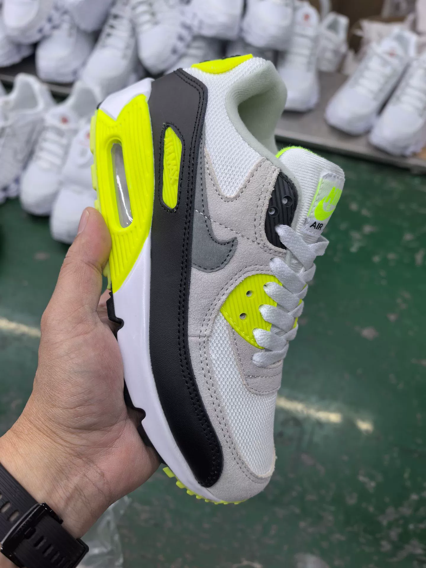 Кросс-граничная внешнеторговая Путянь обувь Air Max90 воздушная подушка сетчатые повседневные спортивные кроссовки европейский стиль высокий уровень спортивной обуви