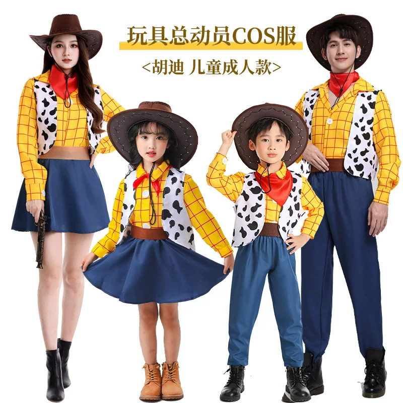 202 миллиона Halloween одежда американский фильм Toy Story Худи Вуди Куиджи Джесси stage одежда