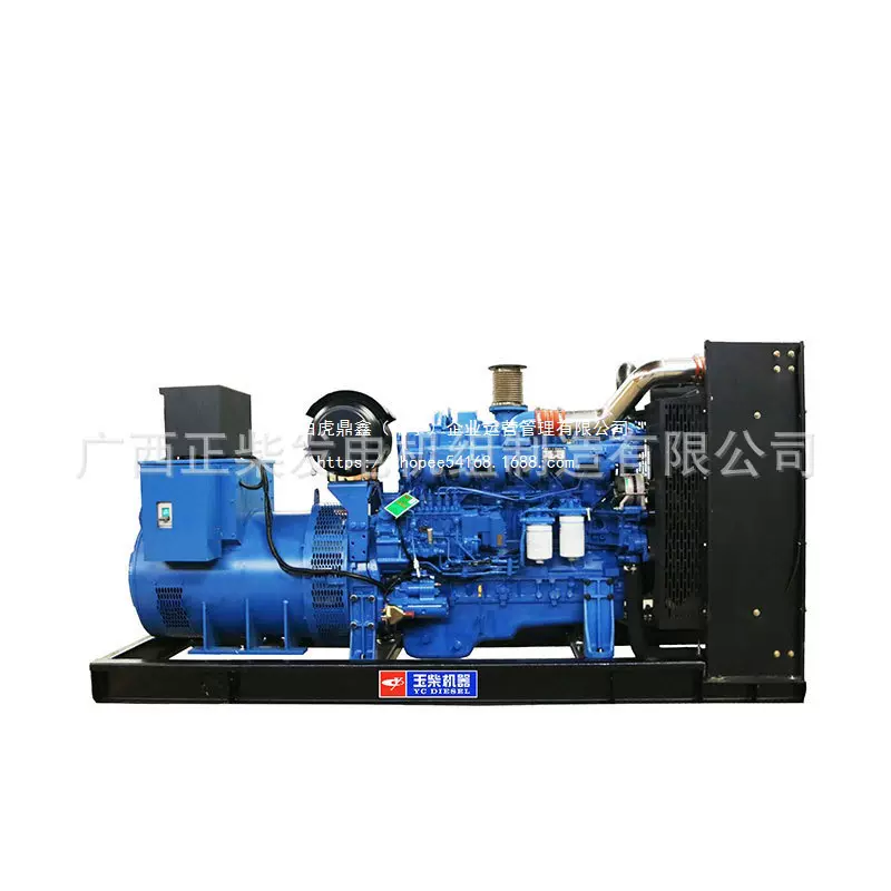 跨境爆款kw20可玉柴用燃气猪场小型天然气发电机组500kw沼气100kw