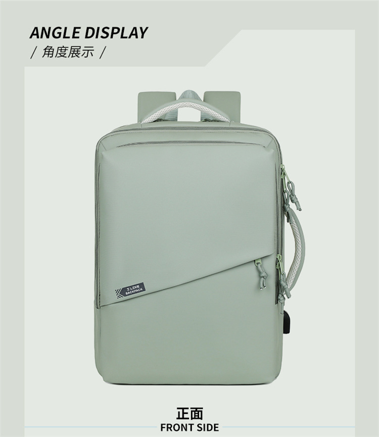 Cross-border backpack for men, multi-functional laptop bag, large-capacity dry-wet separation, leisure business travel backpack undefined